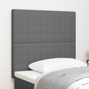 vidaXL LED ágytámla fejtámlával Világosszürke 90 cm Bársonyos szövet