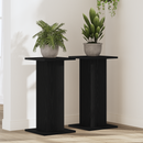 vidaXL Növényállvány 2 pcs Fekete tölgy 30 x 30 x 60 cm Faanyag