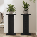 vidaXL Növényállvány 2 pcs Fekete tölgy 30 x 30 x 60 cm Faanyag