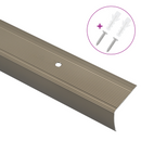 vidaXL Lépcsőélvédők 30 pcs pezsgőszín 67 x 3 x 2 cm Alumínium