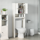 vidaXL WC Szekrény ajtóval VIGO Fehér és Antik Fehér 60 x 27 x 161 cm