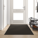 vidaXL Ajtószőnyeg Egyéb Fekete 120 x 300 cm Poliamid és PVC