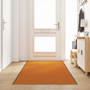 vidaXL Ajtószőnyeg Narancs és Fekete 120 x 400 cm Poliamid és PVC
