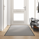 vidaXL Ajtószőnyeg Szürke és fekete 120 x 300 cm 100% Poliamid