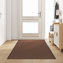 vidaXL Ajtószőnyeg Barna és fekete 120 x 350 cm 100% Poliamid