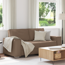 vidaXL Kétszemélyes kanapé Cappuccino 180 cm Műbőr