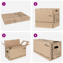 vidaXL Költöző Doboz 20 pcs Természetes 59 x 31,5 x 31,5 cm Karton