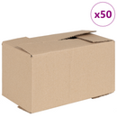 vidaXL Hajtható doboz 50 pcs Természetes 24 x 13 x 13 cm Karton
