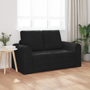 vidaXL Kanapéágy Fekete 148 x 71 x 83 cm Bársony
