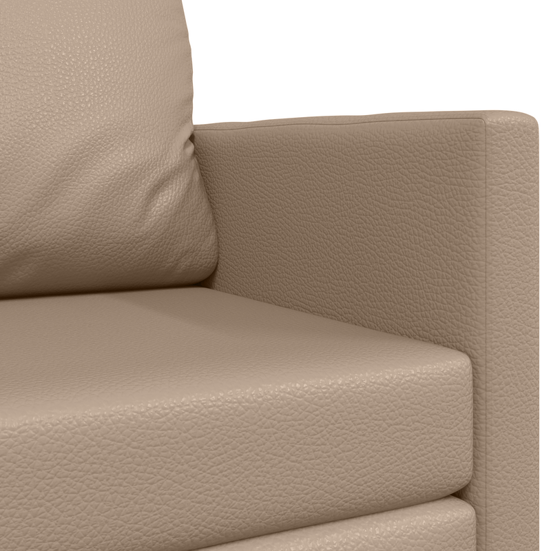 vidaXL Kanapéágy Cappuccino 124 x 71 x 78 cm Mübőr