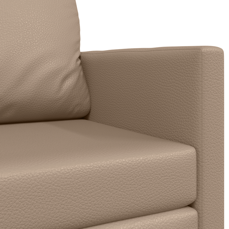 vidaXL Kanapéágy Cappuccino 124 x 71 x 78 cm Mübőr