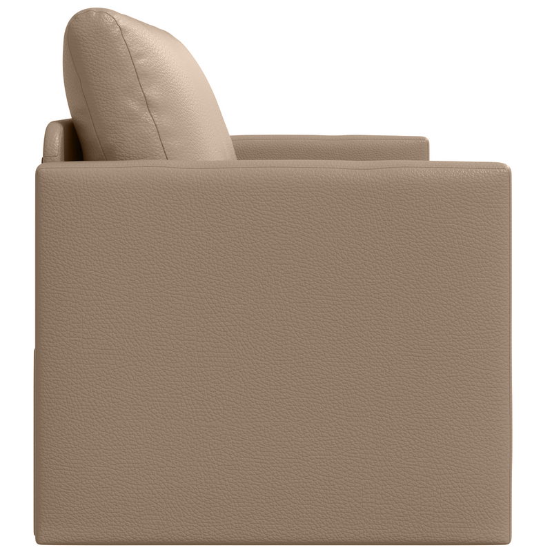 vidaXL Kanapéágy Cappuccino 124 x 71 x 78 cm Mübőr