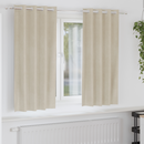 vidaXL Sötétítő függönyök 2 pcs Krém 140 x 175 cm Bársony