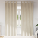 vidaXL Sötétítő függönyök 2 pcs Krém 140 x 225 cm Bársony