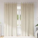 vidaXL Sötétítő függönyök 2 pcs Krém 140 x 245 cm Bársony