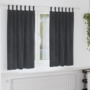 vidaXL Sötétítő függönyök 2 pcs Világosszürke 140 x 175 cm Bársony