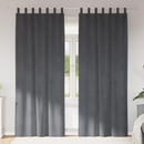 vidaXL Sötétítő függönyök 2 pcs Világosszürke 140 x 245 cm Bársony