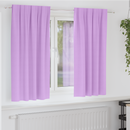 vidaXL Fekete Függöny Gyűrűkkel 2 pcs Lila 175 x 140 cm Poliészter
