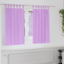 vidaXL Fekete Függöny Gyűrűkkel 2 pcs Lila 140 x 140 cm Poliészter