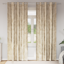 vidaXL Bársonyfüggönyök függönyökkel 2 pcs Krém 225 x 140 cm Bársony