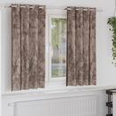 vidaXL Bársonyfüggönyök 2 pcs Cappuccino 175 x 140 cm Bársony