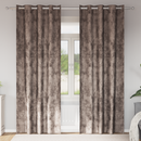 vidaXL Bársonyfüggönyök 2 pcs Cappuccino 225 x 140 cm Bársony