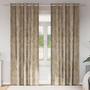 vidaXL Bársonyfüggönyök 2 pcs pezsgőszín 225 x 140 cm Bársony