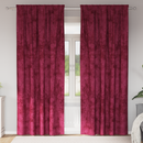 vidaXL Bársonyfüggönyök függönyökkel 2 pcs Bordó 260 x 140 cm Bársony