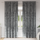 vidaXL Bársonyfüggönyök függönyökkel 2 pcs Szürke 225 x 140 cm Bársony