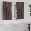 vidaXL Bársonyfüggönyök függönyökkel 2 pcs Barna 140 x 140 cm Bársony