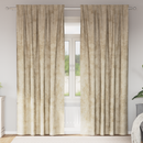 vidaXL Bársonyfüggönyök függönyökkel 2 pcs Krém 225 x 140 cm Bársony