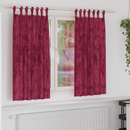 vidaXL Bársonyfüggönyök függönyökkel 2 pcs bordó 175 x 140 cm Bársony