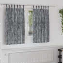 vidaXL Bársonyfüggönyök függönyökkel 2 pcs Szürke 140 x 140 cm Bársony