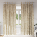 vidaXL Bársonyfüggönyök függönyökkel 2 pcs Krém 245 x 140 cm Bársony