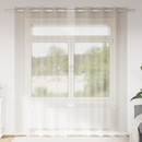 vidaXL Voile Függöny 2 pcs Homokszín 260 x 140 cm Poliészter