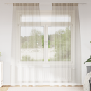 vidaXL Voile Függöny 2 pcs Homokszín 245 x 140 cm Poliészter