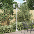 vidaXL Kerti Világítás Fehér 68 x 20 x 235 cm Alumínium és üveg