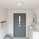 vidaXL Mennyezeti lámpa fényszórókkal Fehér 30 x 30 x 13,5 cm szövet