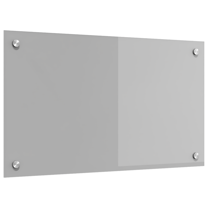 vidaXL Konyhai splashback Világosszürke 70 x 40 x 0.6 cm edzett üveg