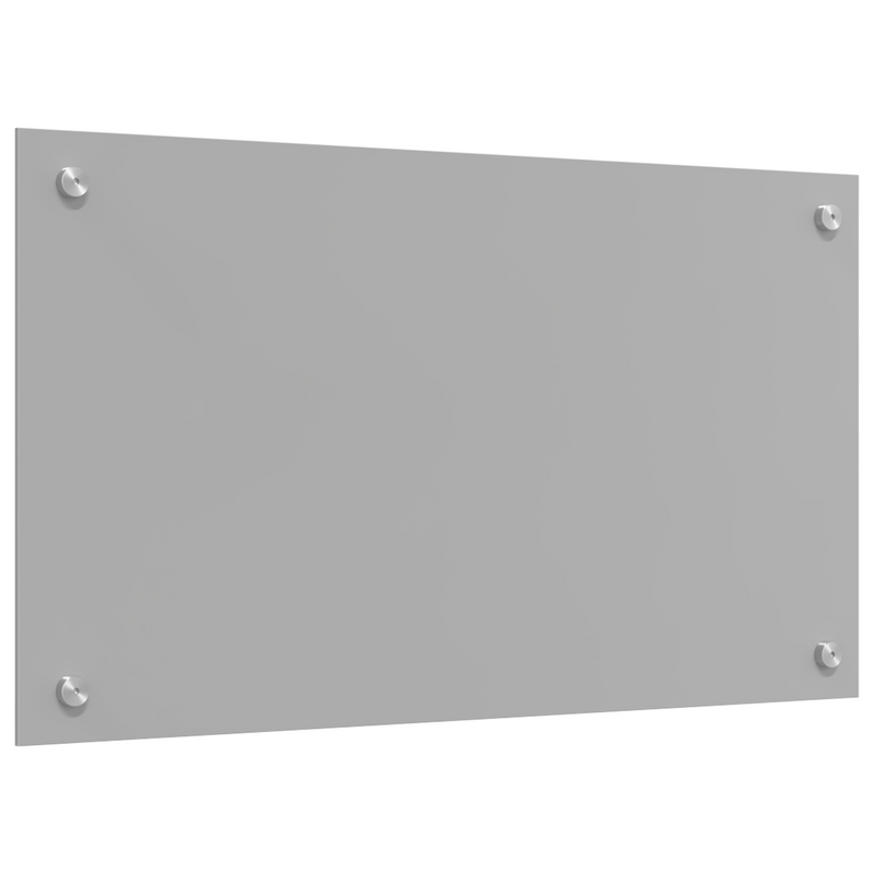 vidaXL Konyhai splashback Világosszürke 70 x 40 x 0.6 cm edzett üveg