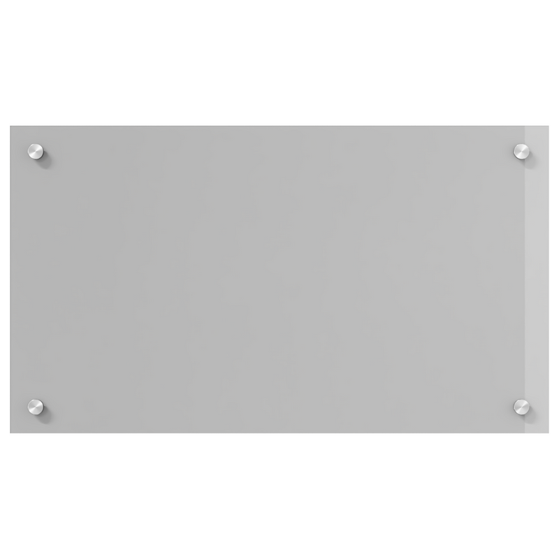 vidaXL Konyhai splashback Világosszürke 70 x 40 x 0.6 cm edzett üveg