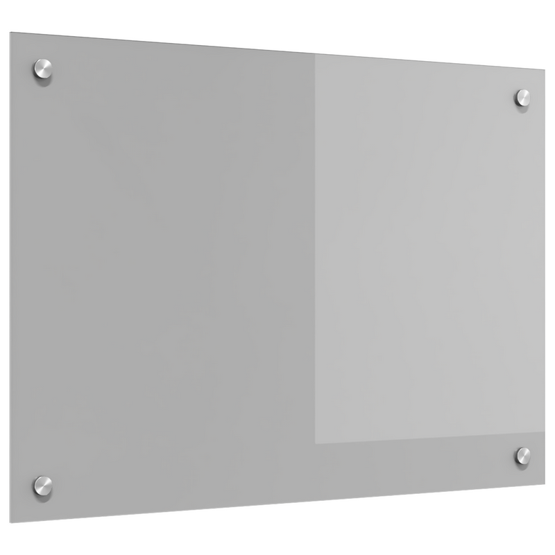 vidaXL Konyhai splashback Világosszürke 70 x 50 x 0.6 cm edzett üveg
