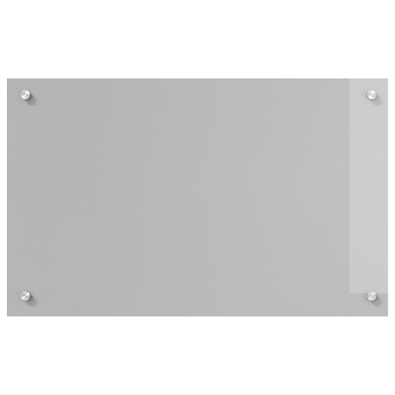 vidaXL Konyhai splashback Világosszürke 80 x 50 x 0.6 cm edzett üveg