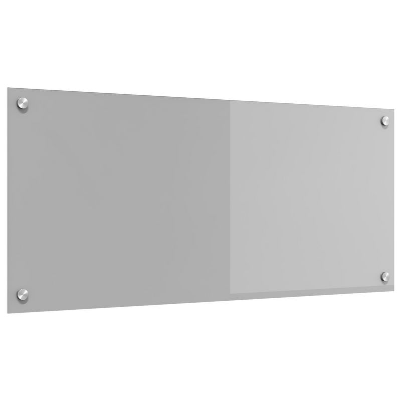 vidaXL Konyhai splashback Világosszürke 90 x 40 x 0.6 cm edzett üveg