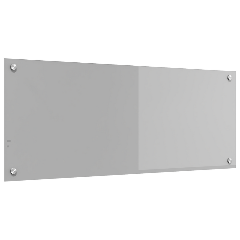 vidaXL Konyhai splashback Világosszürke 100 x 40 x 0.6 cm edzett üveg
