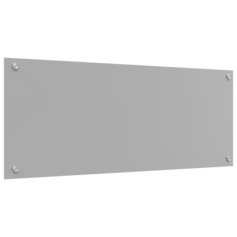 vidaXL Konyhai splashback Világosszürke 100 x 40 x 0.6 cm edzett üveg