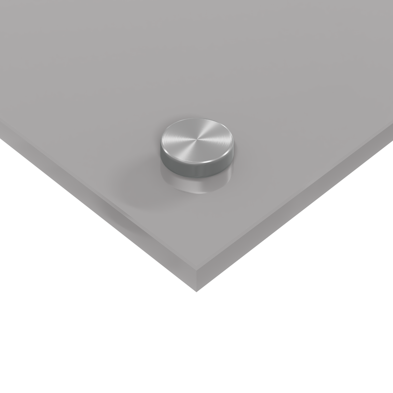 vidaXL Konyhai splashback Világosszürke 100 x 50 x 0.6 cm edzett üveg