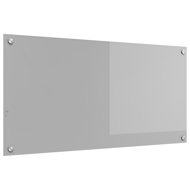 vidaXL Konyhai splashback Világosszürke 100 x 50 x 0.6 cm edzett üveg