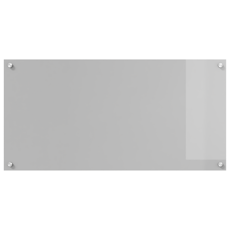 vidaXL Konyhai splashback Világosszürke 100 x 50 x 0.6 cm edzett üveg