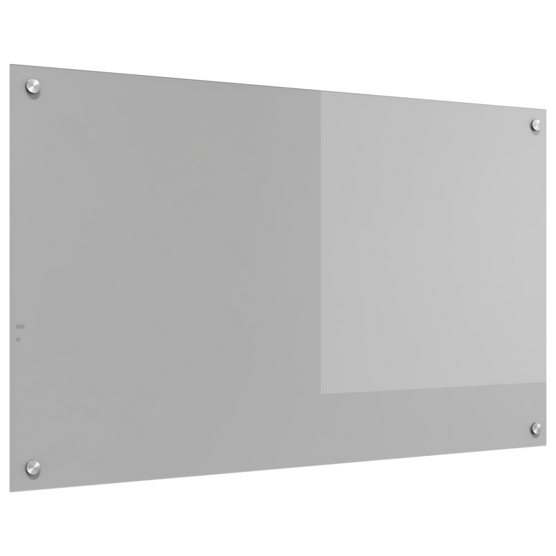 vidaXL Konyhai splashback Világosszürke 100 x 60 x 0.6 cm edzett üveg